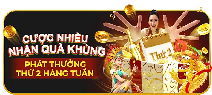 Thưởng hàng ngày/tuần Go888